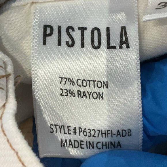 Pistola at Anthro Cassie Super High Rise Straight crop/ankle cotton-rayon blend - Picture 5 of 6